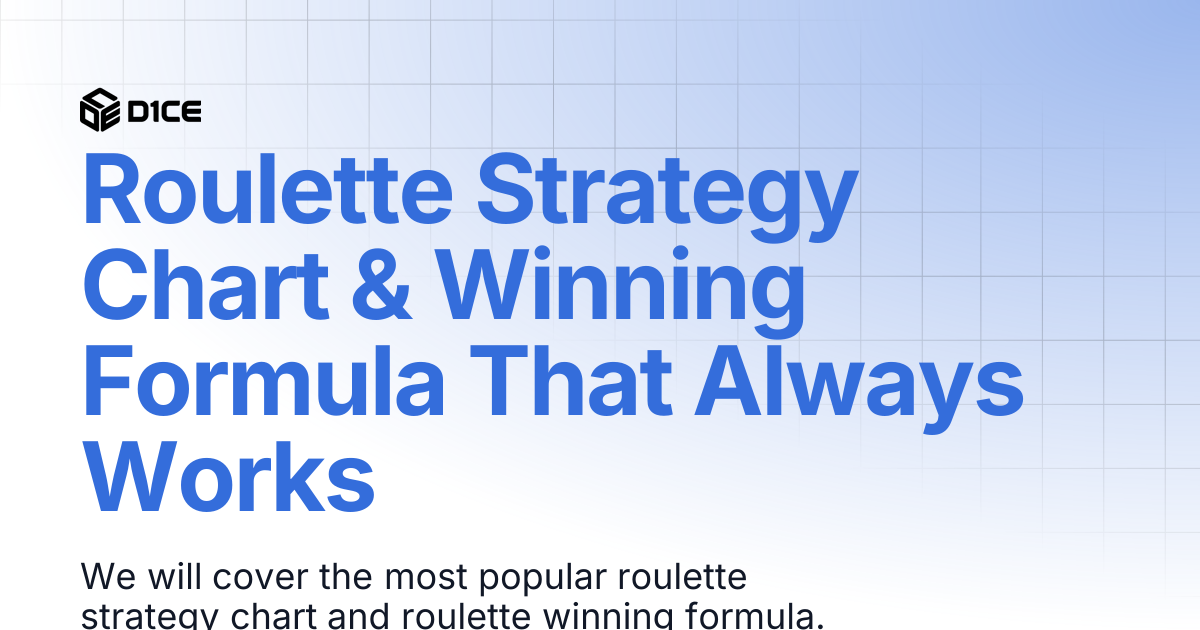 Roulette Strategy Chart & Winning Formula That Always Works | Blog - EN ...